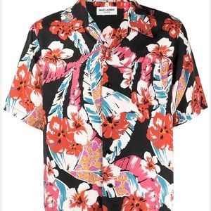 Men’s Saint Laurent Large Hawaii/Hawaiian Floral Shirt